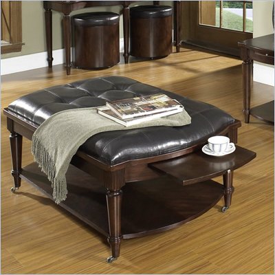 Somerton Morgan Deep Brown Cocktail Table with Cushion