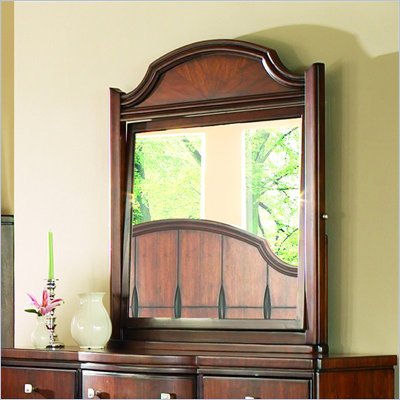 Somerton Rhythm Mirror in Burnished Rum Finish
