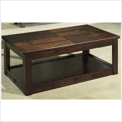 Somerton Serenity Lift Top Rectanglular Coffee Table in Burgundy