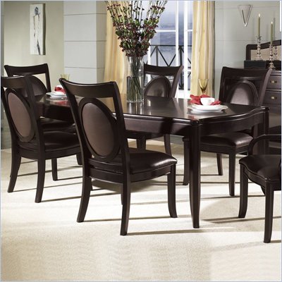 Somerton Signature Rectangular Casual Dining Table in Mocha Finish