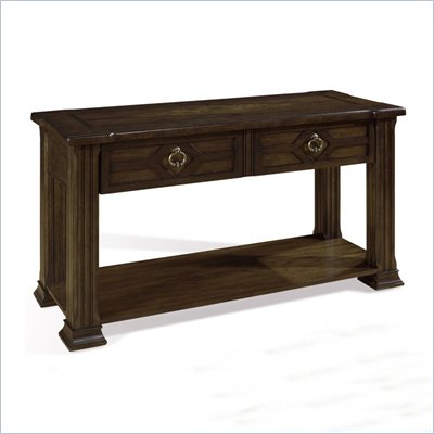 Somerton Villa Madrid 2 Drawer Sofa Table in Dusk Brown Finish