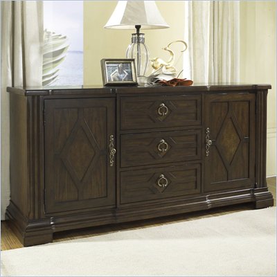 Somerton Villa Madrid Side Server Buffet in Dusk Brown Finish