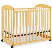 DaVinci Alpha Mini Rocking Mobile Wood Baby Crib in Natural