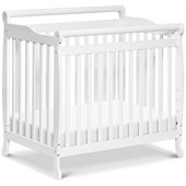 DaVinci Emily Mini 2-in-1 Convertible Wood Baby Crib in White