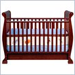 DaVinci Anastasia 4-in-1 Convertible Wood Baby Crib in Cherry Finish