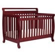 ADD TO YOUR SET: DaVinci Emily 4-in-1 Convertible Wood Baby Crib w/ Toddler Rail in Cherry