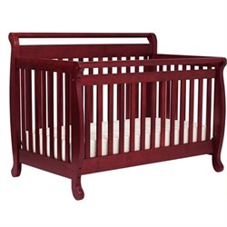 DaVinci Emily 4-in-1 Convertible Wood Baby Crib in Cherry