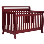 DaVinci Emily 4-in-1 Convertible Wood Baby Crib w/ Toddler Rail in Cherry