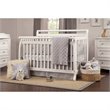 ADD TO YOUR SET: DaVinci Emily 4-in-1 Convertible Wood Baby Crib w/ Toddler Rail in White