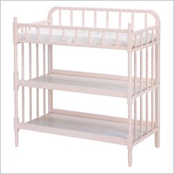DaVinci Jenny Lind Wood Changing Table in Pink