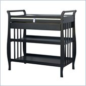 DaVinci Emily Pine Wood Changing Table with Drawer in Ebony