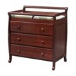 ADD TO YOUR SET: DaVinci Emily Pine Wood 3-Drawer Changing Table in Cherry