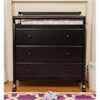 ADD TO YOUR SET: DaVinci Kalani Pine Wood 3-Drawer Changing Table in Ebony