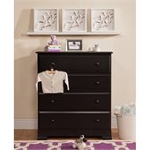 DaVinci Kalani 4 Drawer Chest in Ebony Finish