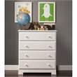 ADD TO YOUR SET: DaVinci Kalani 4 Drawer Chest in White Finish
