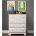 DaVinci Kalani 4-Drawer Wood Chest in White