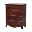 ADD TO YOUR SET: DaVinci Emily 4 Drawer Chest in Cherry Finish