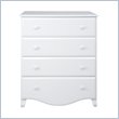 ADD TO YOUR SET: DaVinci Emily 4 Drawer Chest in White Finish