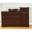 ADD TO YOUR SET: DaVinci Kalani 4 Drawer Combo Chest in Espresso Finish