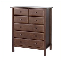 DaVinci Roxanne 7 Drawer Chest in Espresso Finish