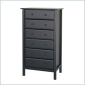 DaVinci Jayden 6 Drawer Tall Dresser in Ebony
