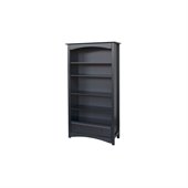 DaVinci Roxanne 5 Shelf Wood Bookcase in Ebony