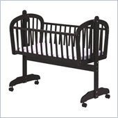 DaVinci Futura Wood Baby Cradle in Ebony