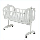 DaVinci Futura Wood Baby Cradle in White