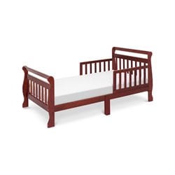 DaVinci Wood Sleigh Toddler Bed in Cherry