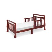 DaVinci Wood Sleigh Toddler Bed in Cherry