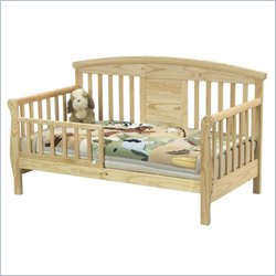 Davinci Elizabeth Ii Convertible Wood Toddler Bed In Natural Picture