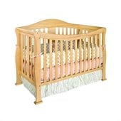 DaVinci Parker 4 in 1 Convertible Wood Baby Crib w/ Toddler Rail in Natural