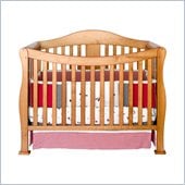 DaVinci Parker 4 in 1 Convertible Wood Baby Crib w/ Toddler Rail in Oak