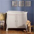 ADD TO YOUR SET: DaVinci Parker 2-Door Wood Baby Changer in White