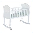 DaVinci Chloe Wood Baby Cradle in White