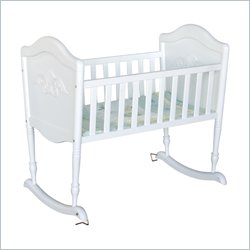 DaVinci Chloe Wood Baby Cradle in White
