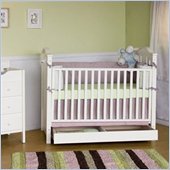 DaVinci Roxanne 3-in-1 Wood Baby Crib 2 Piece Set in Antique White