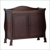 DaVinci Parker 2-Door Wood Changing Table in Coffee