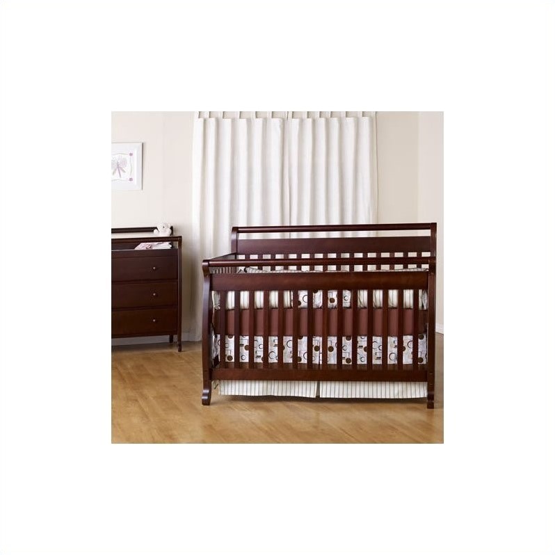 Davinci Emily 4 In 1 Convertible Wood Crib Set W Toddler Rail In