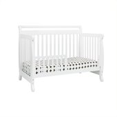 DaVinci Emily 4-in-1 Convertible Wood Crib Nursery Set w/ Toddler Rail in White