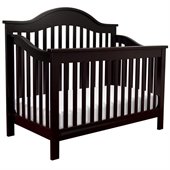 DaVinci Jayden 4-in-1 Convertible Wood Baby Crib w/ Toddler Rail in Ebony