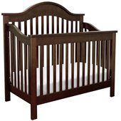 DaVinci Jayden 4-in-1 Convertible Wood Baby Crib w/ Toddler Rail in Espresso
