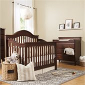 DaVinci Jayden Crib and Changer Set in Espresso