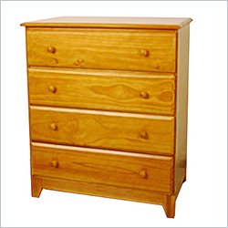 DaVinci Ryan 4 Drawer Chest in Honey Oak Finish