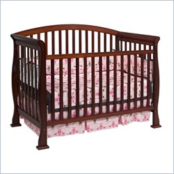 Da Vinci Thompson 4-in-1 Convertible Wood Crib w/ Toddler Rail in Cherry Best Price