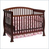 Da Vinci Thompson 4-in-1 Convertible Wood Crib w/ Toddler Rail in Cherry