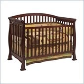 Da Vinci Thompson 4-in-1 Convertible Wood Crib w/ Toddler Rail in Coffee