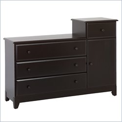 DaVinci Emily II Combo Dresser in Ebony