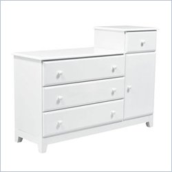 DaVinci Emily II Combo Dresser in White