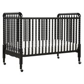 DaVinci Jenny Lind 3-in-1 Stationary Convertible Wood Crib in Ebony